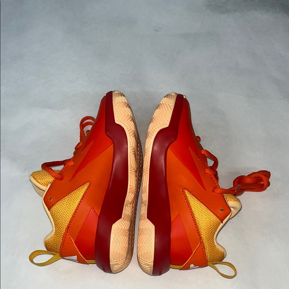 Adidas Kids' Orange and Black Sneakers - Picture 3 of 9
